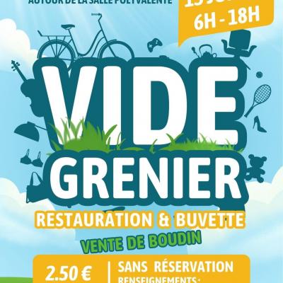 Affiche vide grenier 2025